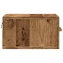 Mesitas de noche de pared 2 uds madera envejecida 35x35x20 cm de , Mesitas de noche - Ref: Foro24-857064, Precio: 50,78 €, De...
