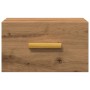 Mesitas de noche de pared 2 uds color roble artisan 35x35x20 cm de , Mesitas de noche - Ref: Foro24-857066, Precio: 57,64 €, ...
