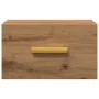 Mesitas de noche de pared 2 uds color roble artisan 35x35x20 cm de , Mesitas de noche - Ref: Foro24-857066, Precio: 59,07 €, ...