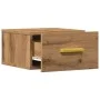 Mesitas de noche de pared 2 uds color roble artisan 35x35x20 cm de , Mesitas de noche - Ref: Foro24-857066, Precio: 59,07 €, ...