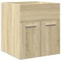 Juego de muebles de baño 4 pzas contrachapada roble Sonoma de , Muebles de baño - Ref: Foro24-3325004, Precio: 172,57 €, Desc...