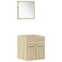 Juego de muebles de baño 5 pzas madera ingeniería roble Sonoma de , Muebles de baño - Ref: Foro24-3325010, Precio: 223,49 €, ...