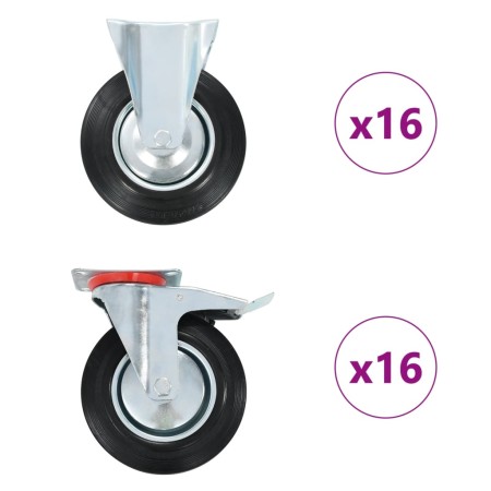 Ruedas 32 unidades 200 mm de , Manipulación de materiales - Ref: Foro24-278060, Precio: 473,91 €, Descuento: %