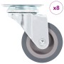 Ruedas giratorias 8 unidades 50 mm de , Manipulación de materiales - Ref: Foro24-277816, Precio: 23,60 €, Descuento: %