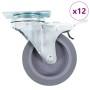 Ruedas giratorias 12 unidades 75 mm de , Manipulación de materiales - Ref: Foro24-277837, Precio: 49,34 €, Descuento: %