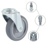 Ruedas giratorias con agujero pasador 8 unidades 100 mm de , Manipulación de materiales - Ref: Foro24-277861, Precio: 50,25 €...
