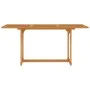 Solid teak wood garden table 150x90x75 cm by vidaXL, Garden tables - Ref: Foro24-315103, Price: 193,36 €, Discount: %