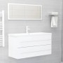 Armario para lavabo madera contrachapada blanco 100x38,5x48 cm de , Muebles de baño - Ref: Foro24-804719, Precio: 66,77 €, De...