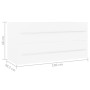 Armario para lavabo madera contrachapada blanco 100x38,5x48 cm de , Muebles de baño - Ref: Foro24-804719, Precio: 66,77 €, De...