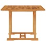Mesa de jardín de madera maciza de teca 150x90x75 cm de vidaXL, Mesas de jardín - Ref: Foro24-315103, Precio: 196,67 €, Descu...