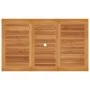 Solid teak wood garden table 150x90x75 cm by vidaXL, Garden tables - Ref: Foro24-315103, Price: 193,36 €, Discount: %