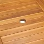 Mesa de jardín de madera maciza de teca 150x90x75 cm de vidaXL, Mesas de jardín - Ref: Foro24-315103, Precio: 193,36 €, Descu...