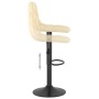 Taburetes de cocina 2 unidades terciopelo crema de , Taburetes de cocina - Ref: Foro24-333990, Precio: 104,56 €, Descuento: %