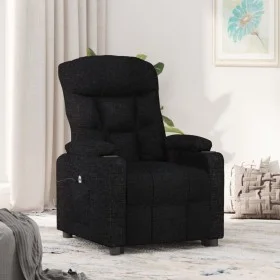 Sillón reclinable eléctrico de tela negro de , Sillones - Ref: Foro24-3098817, Precio: 210,95 €, Descuento: %