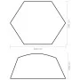 Carpa para piscina de tela camuflaje 660x580x250 cm de vidaXL, Accesorios para piscinas y spa - Ref: Foro24-93050, Precio: 16...