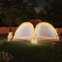 Carpa de fiesta LED 4 paredes gris y naranja 3,6x3,6x2,3 m de vidaXL, Carpas y cenadores - Ref: Foro24-93077, Precio: 156,22 ...