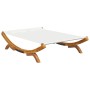 Tumbona con dosel madera curvada gris antracita 165x188,5x46 cm de vidaXL, Camas para exteriores - Ref: Foro24-313949, Precio...