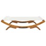 Tumbona con dosel madera curvada gris antracita 165x188,5x46 cm de vidaXL, Camas para exteriores - Ref: Foro24-313949, Precio...
