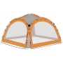 Carpa de fiesta LED 4 paredes gris y naranja 3,6x3,6x2,3 m de vidaXL, Carpas y cenadores - Ref: Foro24-93077, Precio: 156,22 ...