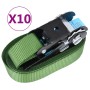 Correas de sujeción de trinquete 10 unidades verde 800 daN 6 m de , Correas de amarre - Ref: Foro24-148894, Precio: 36,46 €, ...