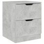 Mesita de noche madera de ingeniería gris hormigón 40x40x50 cm de , Mesitas de noche - Ref: Foro24-326731, Precio: 58,41 €, D...