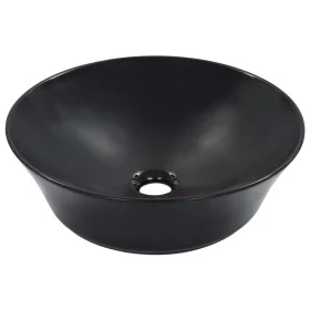 Lavabo 41x12,5 cm cerámica negro de , Lavabos - Ref: Foro24-143908, Precio: 77,33 €, Descuento: %