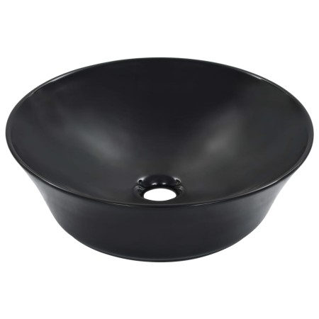 Lavabo 41x12,5 cm cerámica negro de , Lavabos - Ref: Foro24-143908, Precio: 78,77 €, Descuento: %