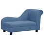 Sofá para perros con almohada azul felpa 83x44x44 cm de , Camas para perros - Ref: Foro24-171104, Precio: 131,83 €, Descuento: %