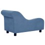 Sofá para perros con almohada azul felpa 83x44x44 cm de , Camas para perros - Ref: Foro24-171104, Precio: 131,83 €, Descuento: %