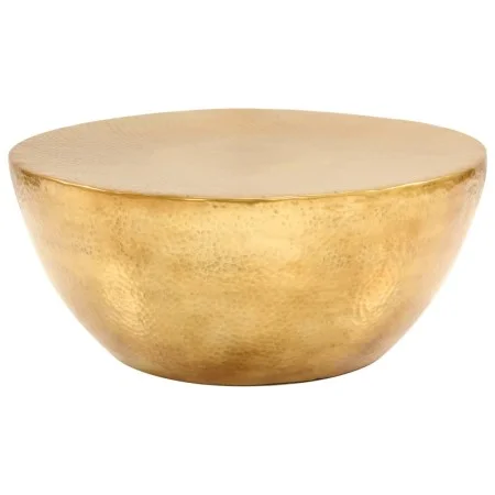 Mesa de centro de aluminio martillado latón 70x30 cm de , Mesas de centro - Ref: Foro24-246508, Precio: 212,66 €, Descuento: %