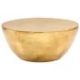 Mesa de centro de aluminio martillado latón 70x30 cm de , Mesas de centro - Ref: Foro24-246508, Precio: 212,66 €, Descuento: %