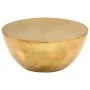 Mesa de centro de aluminio martillado latón 70x30 cm de , Mesas de centro - Ref: Foro24-246508, Precio: 212,66 €, Descuento: %