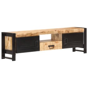 Mueble para TV madera de mango rugosa 140x30x40 cm de , Muebles TV - Ref: Foro24-320193, Precio: 382,17 €, Descuento: %