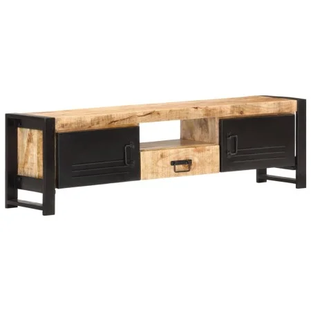 Mueble para TV madera de mango rugosa 140x30x40 cm de , Muebles TV - Ref: Foro24-320193, Precio: 370,43 €, Descuento: %
