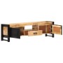 Mueble para TV madera de mango rugosa 140x30x40 cm de , Muebles TV - Ref: Foro24-320193, Precio: 382,17 €, Descuento: %