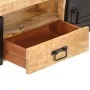 Mueble para TV madera de mango rugosa 140x30x40 cm de , Muebles TV - Ref: Foro24-320193, Precio: 370,43 €, Descuento: %
