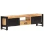 Mueble para TV madera de mango rugosa 140x30x40 cm de , Muebles TV - Ref: Foro24-320193, Precio: 370,43 €, Descuento: %