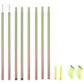 Sail awning poles 2 pcs galvanized steel 200 cm by vidaXL, Tent poles and stakes - Ref: Foro24-315221, Price: 28,79 €, Discou...