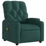 Sillón reclinable de masaje eléctrico tela verde oscuro de , Sillones - Ref: Foro24-3204704, Precio: 284,58 €, Descuento: %