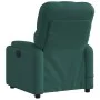 Sillón reclinable de masaje eléctrico tela verde oscuro de , Sillones - Ref: Foro24-3204704, Precio: 284,58 €, Descuento: %