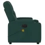 Sillón reclinable de masaje eléctrico tela verde oscuro de , Sillones - Ref: Foro24-3204704, Precio: 284,58 €, Descuento: %