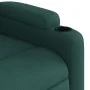 Sillón reclinable de masaje eléctrico tela verde oscuro de , Sillones - Ref: Foro24-3204704, Precio: 284,58 €, Descuento: %