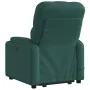 Sillón masaje eléctrico reclinable elevable tela verde oscuro de , Sillones - Ref: Foro24-3204752, Precio: 369,17 €, Descuent...