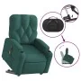 Sillón masaje eléctrico reclinable elevable tela verde oscuro de , Sillones - Ref: Foro24-3204752, Precio: 369,17 €, Descuent...