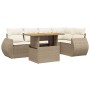 Juego de sofás jardín con cojines 6 pzas ratán sintético beige de , Conjuntos de jardín - Ref: Foro24-3272185, Precio: 470,42...