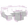 Set sofás de jardín 7 piezas y cojines ratán sintético beige de , Conjuntos de jardín - Ref: Foro24-3272297, Precio: 514,96 €...