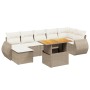 Juego de sofás de jardín con cojines beige 8 pzas ratán PE de , Conjuntos de jardín - Ref: Foro24-3272304, Precio: 565,07 €, ...