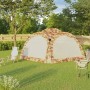 Carpa de fiesta con LED y 4 paredes laterales azul 3,6x3,6x2,3m de vidaXL, Carpas y cenadores - Ref: Foro24-93078, Precio: 14...