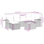 Set sofás de jardín 7 piezas y cojines ratán sintético beige de , Conjuntos de jardín - Ref: Foro24-3263804, Precio: 469,06 €...