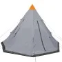 Tienda de campaña para 4 personas gris de vidaXL, Tiendas de campaña - Ref: Foro24-93032, Precio: 92,59 €, Descuento: %